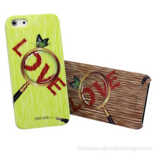 Glossy IMD Plastic Case Cover for iPhone 5